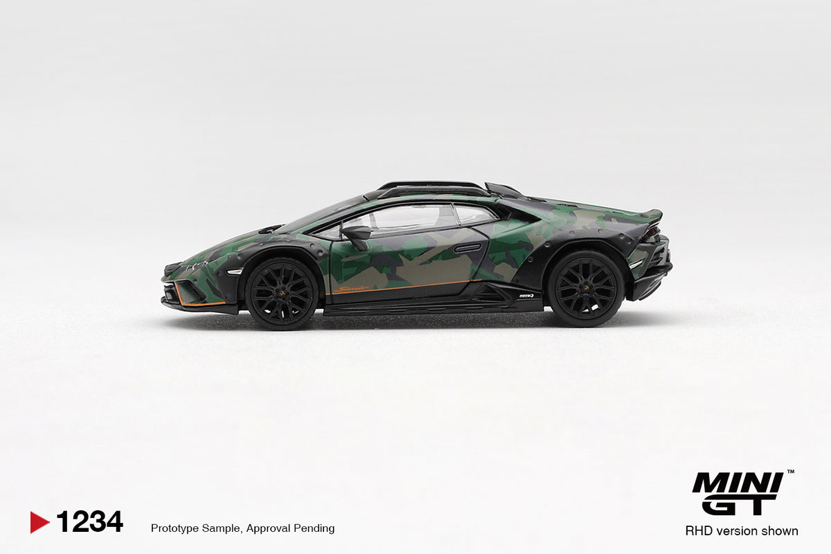 Mini GT 1:64 Lamborghini Huracán Sterrato All-Terrain Set of 4 Diecast Model Cars