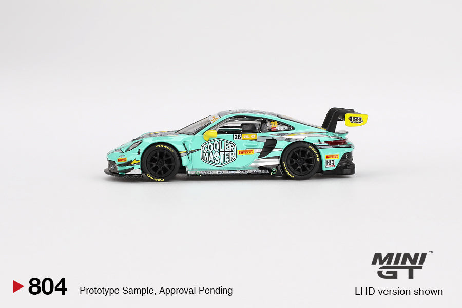 TSM Mini GT 1:64 Porsche 911 GT3 R #28 HubAuto Racing 2023 FIA GT World Cup 70th