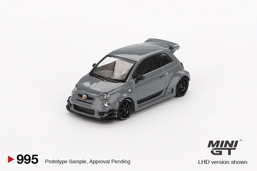 TSM Mini GT 1:64 Abarth 595 LB-WORKS x Abas Works Grey (RHD)
