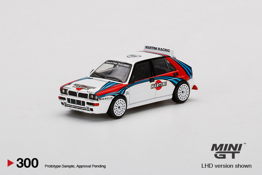 TSM Mini GT 1:64 Lancia Delta HF Integrale Evoluzione Martini Racing LHD