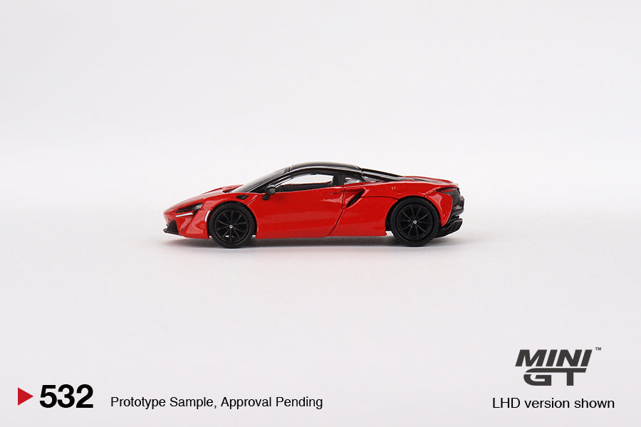 TSM Mini GT 1:64 McLaren Artura Vermillion Red (RHD)