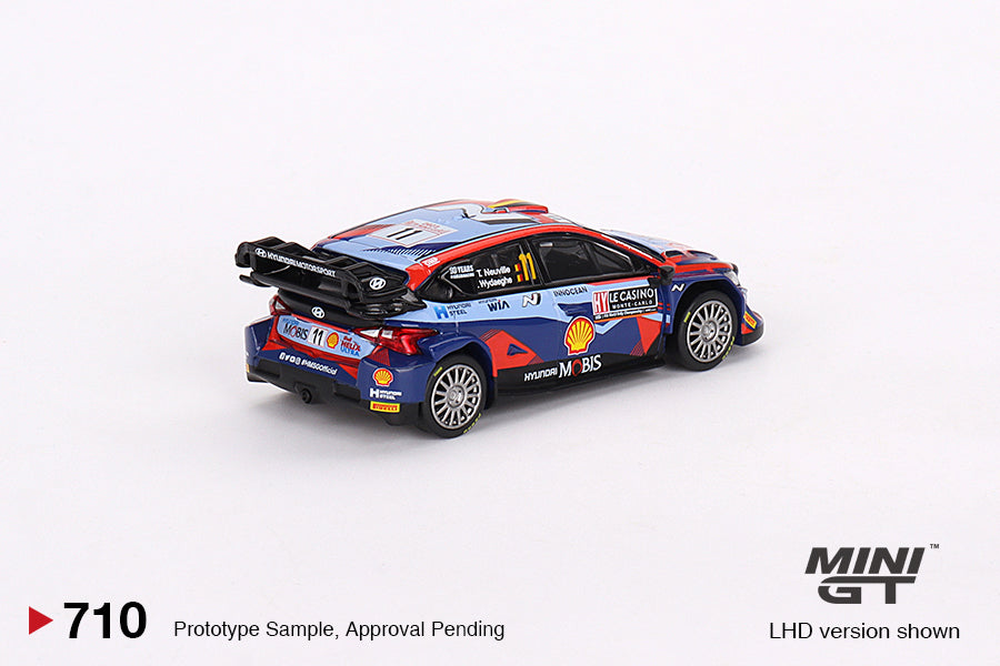 Mini GT 1:64 Hyundai i20 N Rally1 Hybrid #11 2023 Rally Monte Carlo 3rd Place