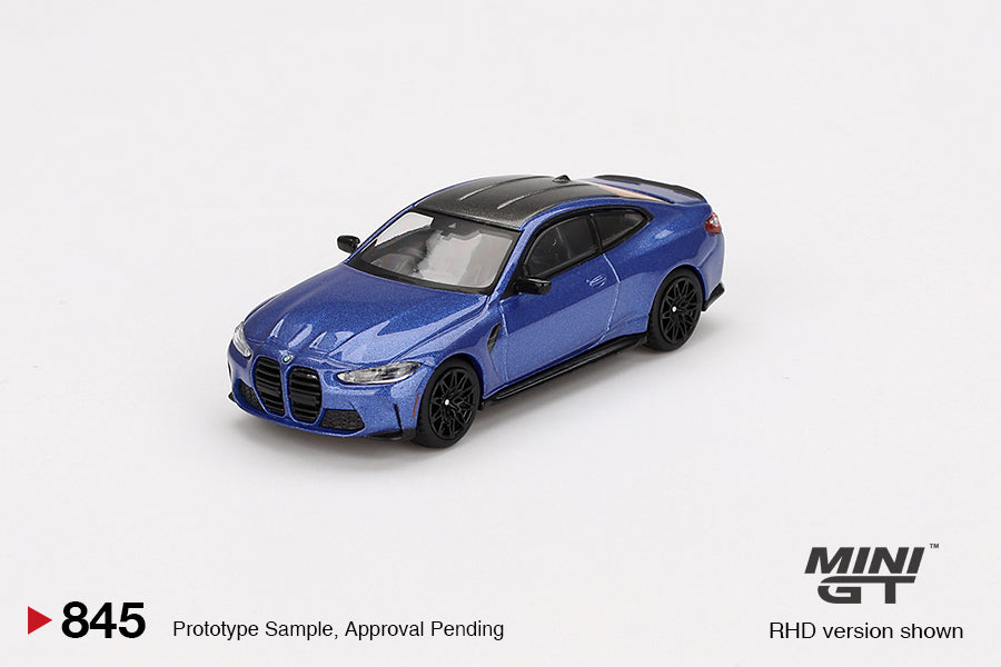 TSM Mini GT 1:64 BMW M4 Competition (G82) Portimao Blue RHD
