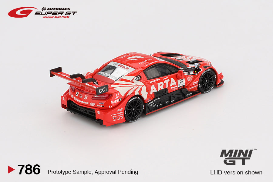 TSM Mini GT 1:64 Honda NSX-GT "Type S" GT500 #8 "ARTA MUGEN NSX-GT " ARTA 2023 SUPER GT Series
