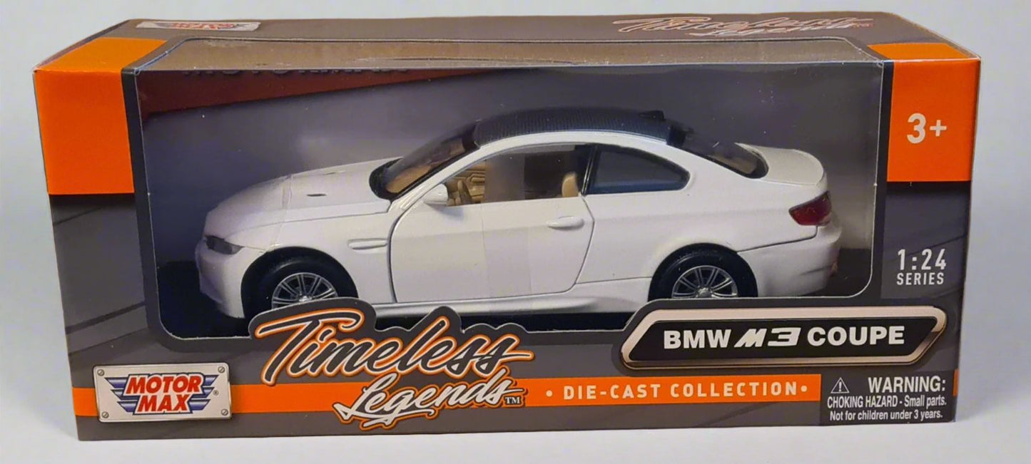 1:24 BMW M3 Coupe Diecast Model Car