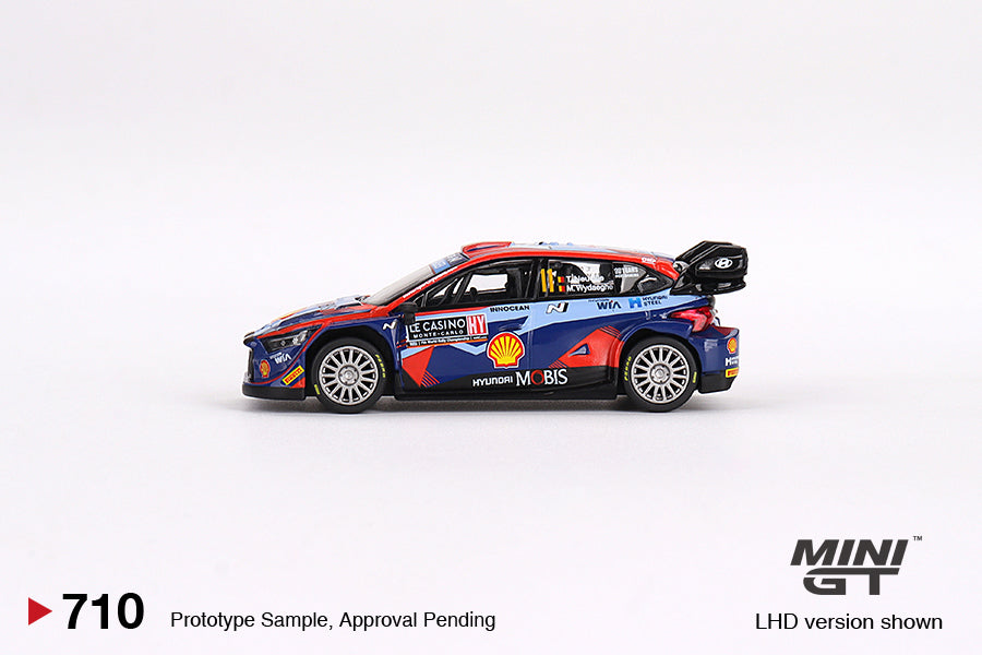 Mini GT 1:64 Hyundai i20 N Rally1 Hybrid #11 2023 Rally Monte Carlo 3rd Place