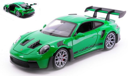 1:24 Porsche 911 GT3 RS 992 (Green) Diecast Model Car