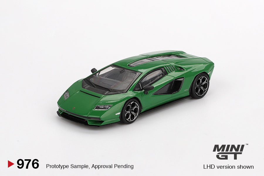 TSM Mini GT 1:64 Lamborghini Countach LPI 800-4 Verde Medio LHD