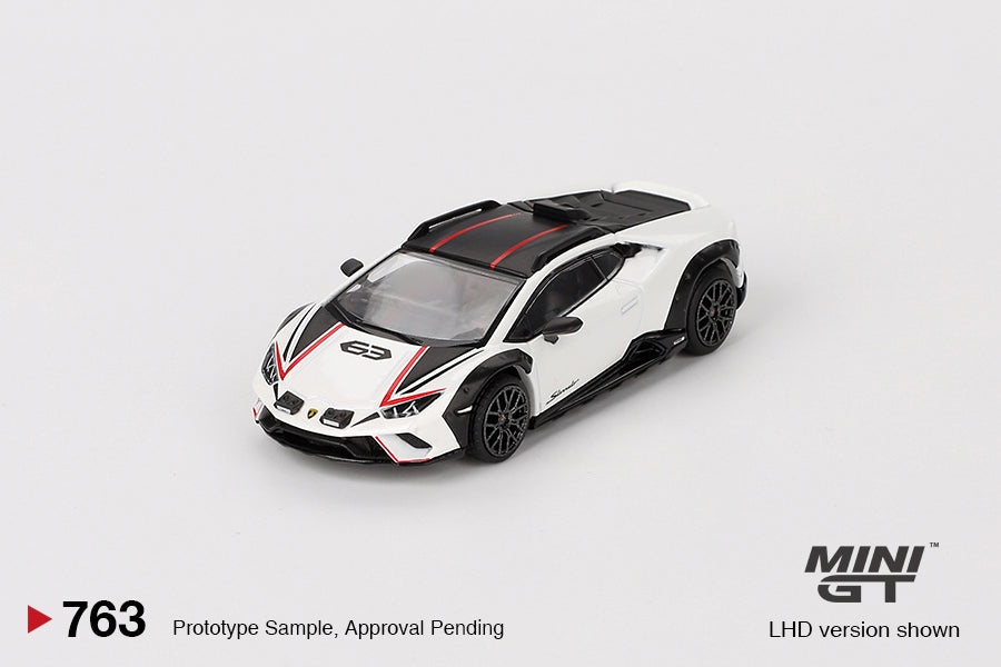 TSM Mini GT 1:64 Lamborghini Huracán Sterrato Bianco Asopo (RHD)