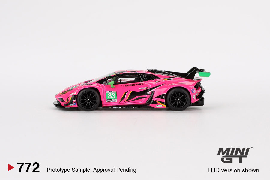 TSM Mini GT 1:64 Lamborghini Huracán GT3 EVO2 #83 Iron Dames 2023 IMSA Daytona 24 Hrs
