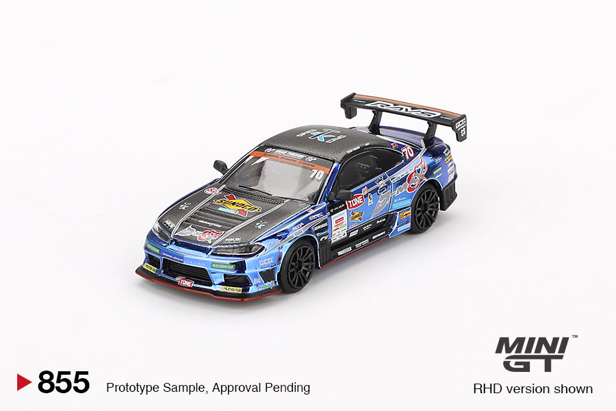 TSM Mini GT 1:64 Nissan Silvia (S15) D-MAX #70 D-MAX Racing 2023 D1 Grand Prix