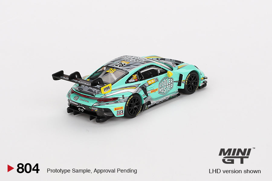 TSM Mini GT 1:64 Porsche 911 GT3 R #28 HubAuto Racing 2023 FIA GT World Cup 70th