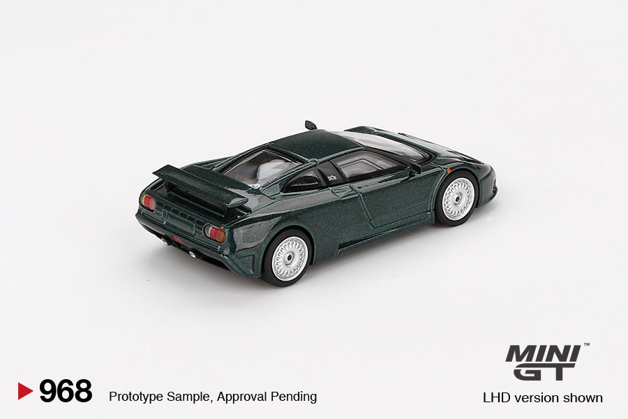 TSM Mini GT 1:64 Bugatti EB110 GT Verde Scuro