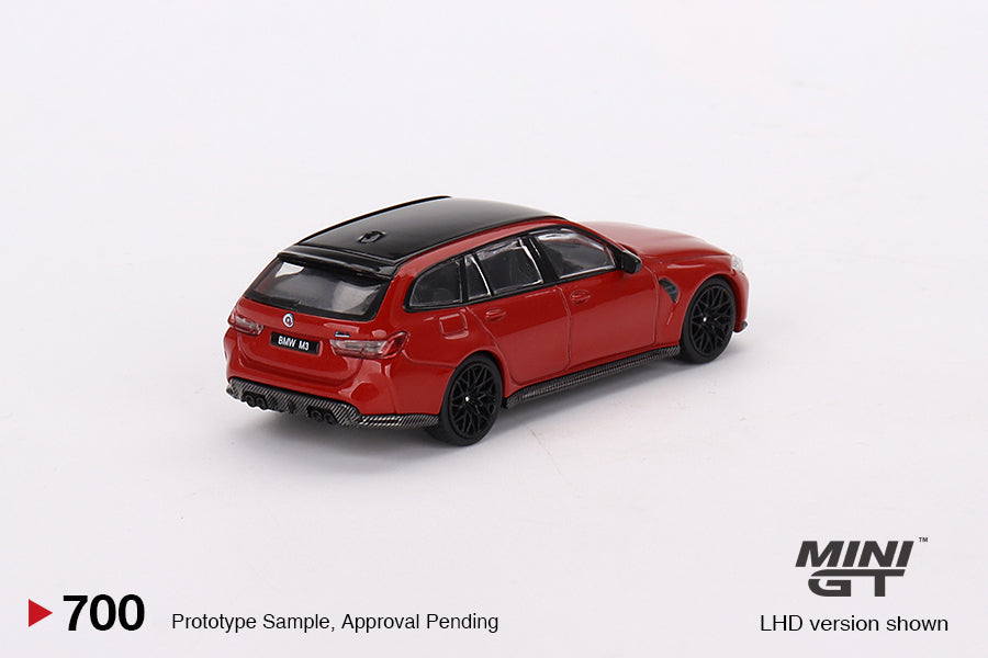 TSM Mini GT 1:64 BMW M3 Competition Touring Toronto Red Metallic