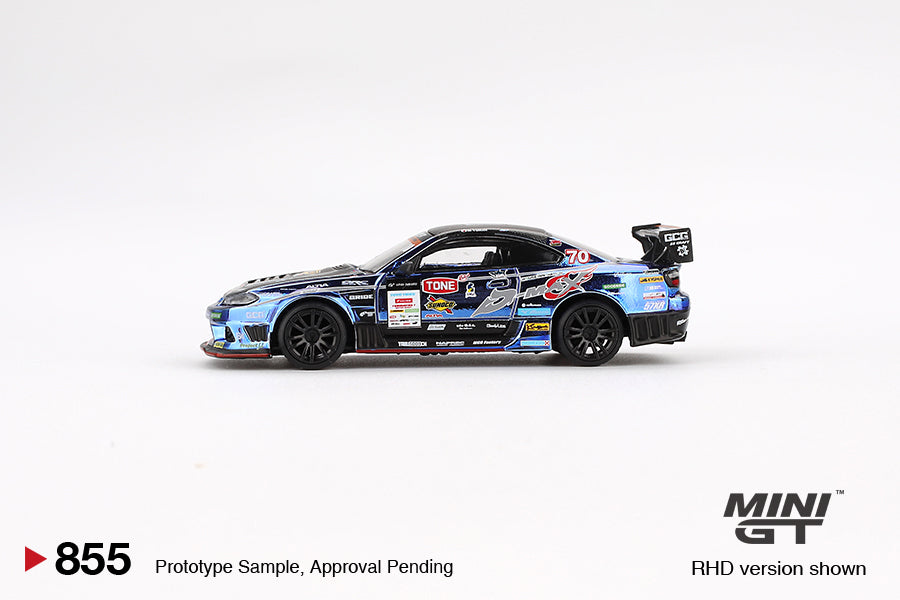 TSM Mini GT 1:64 Nissan Silvia (S15) D-MAX #70 D-MAX Racing 2023 D1 Grand Prix