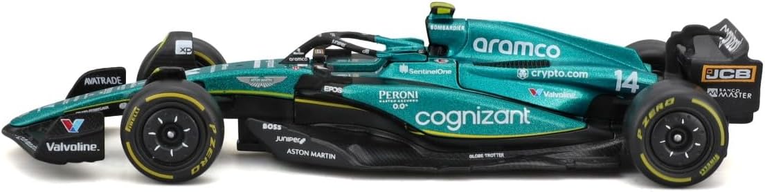 Bburago 1/43 F1 Aston Martin AMR23 Fernando Alonso