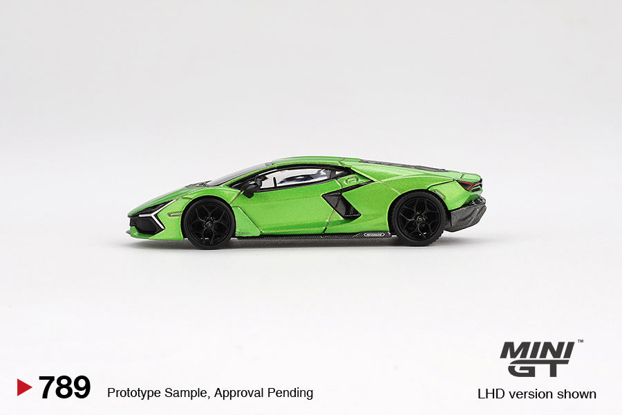TSM Mini GT 1:64 Lamborghini Revuelto Verde Selvans RHD