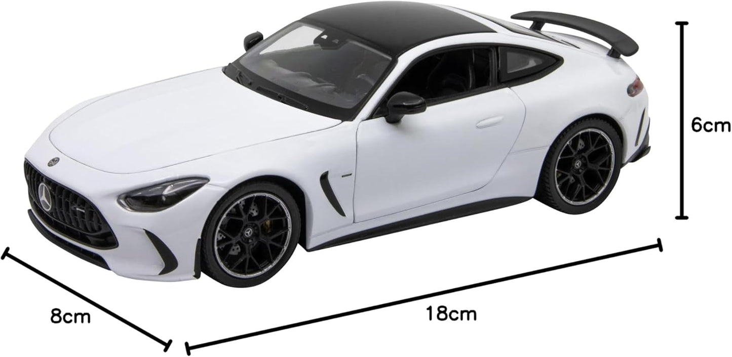 1:24 Mercedes AMG GT 63 White/ Black Diecast Model Car