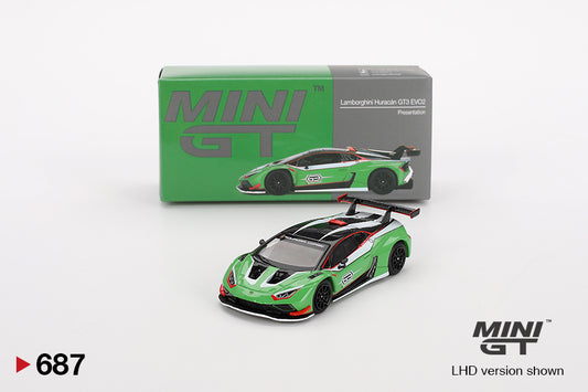 TSM Mini GT 1:64 Lamborghini Huracán GT3 EVO2 Presentation