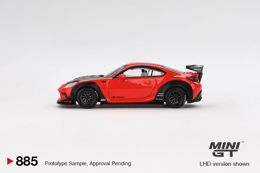 TSM Mini GT 1:64 Toyota GR86 LB★Nation Red (RHD)