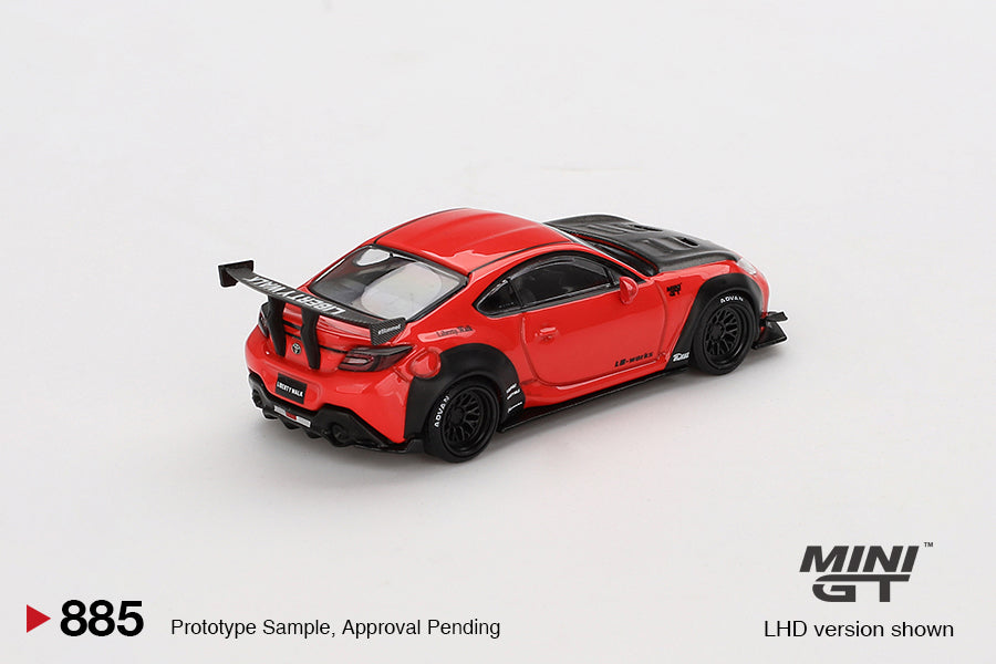 TSM Mini GT 1:64 Toyota GR86 LB★Nation Red (RHD)