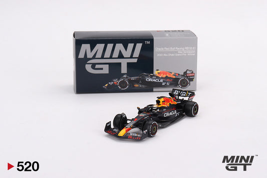 TSM Mini GT 1:64 Oracle Red Bull Racing RB18 #1 Max Verstappen 2022 Abu Dhabi Grand Prix Winner