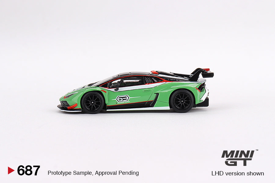 TSM Mini GT 1:64 Lamborghini Huracán GT3 EVO2 Presentation