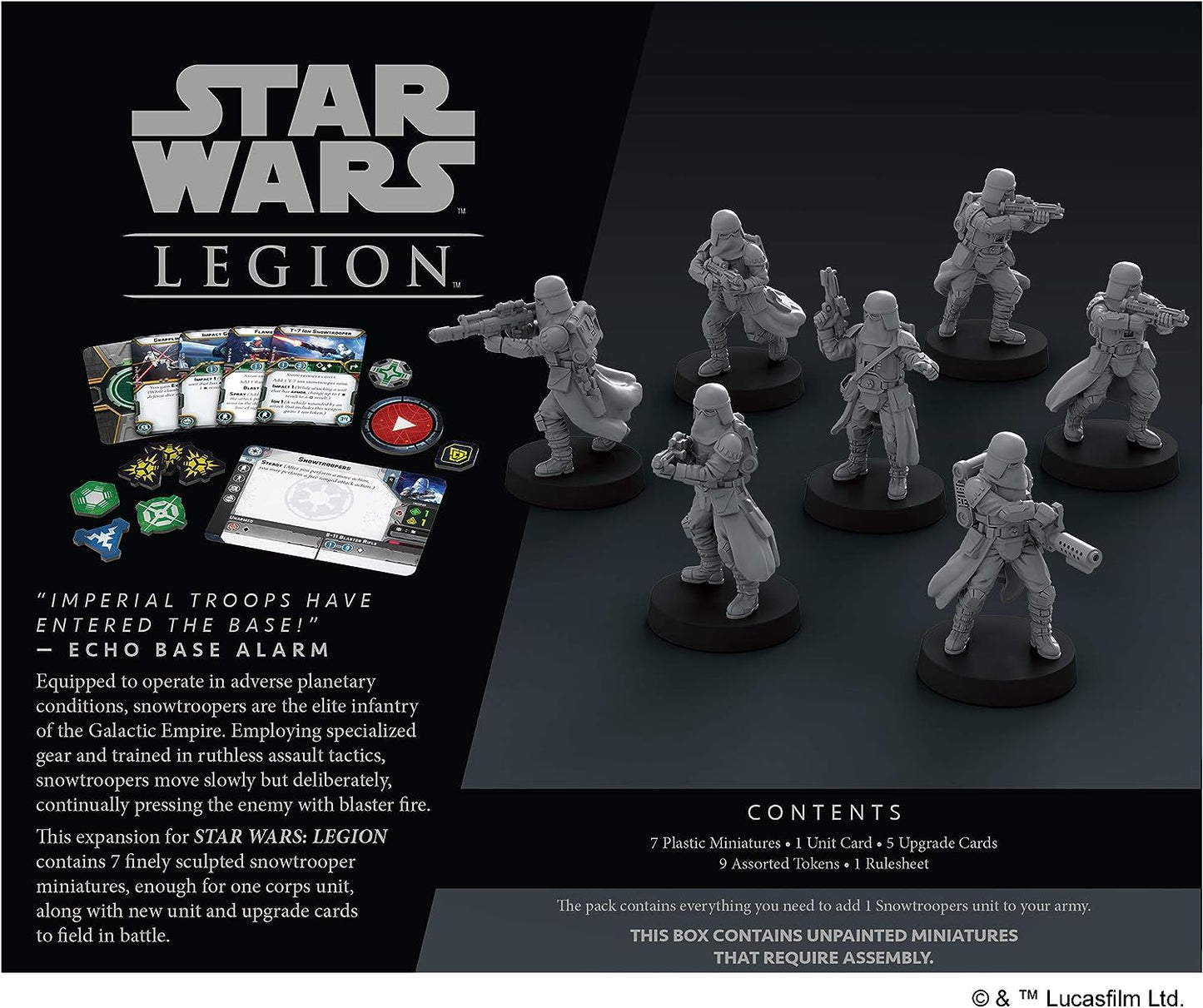 Star Wars Legion Imperial Snowtroopers Unit Expansion