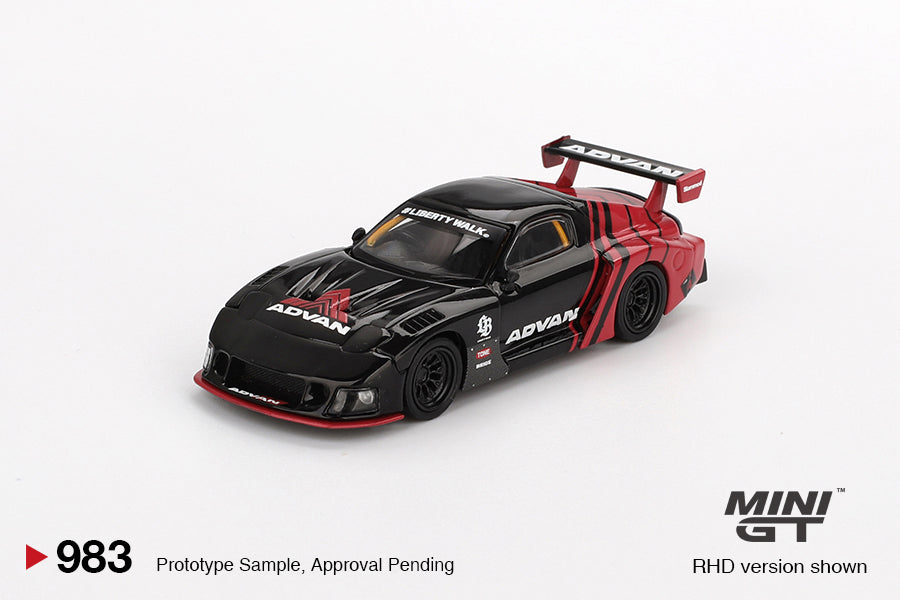 TSM Mini GT 1:64 Mazda RX-7 LB-Super Silhouette Advan RHD