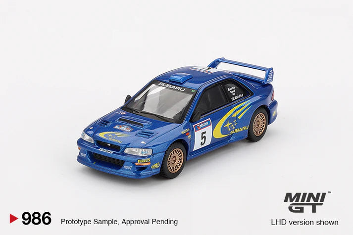 Mini GT 1:64 Subaru Impreza WRC99 #5 1999 Rally Australia Winner
