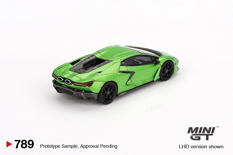 TSM Mini GT 1:64 Lamborghini Revuelto Verde Selvans RHD