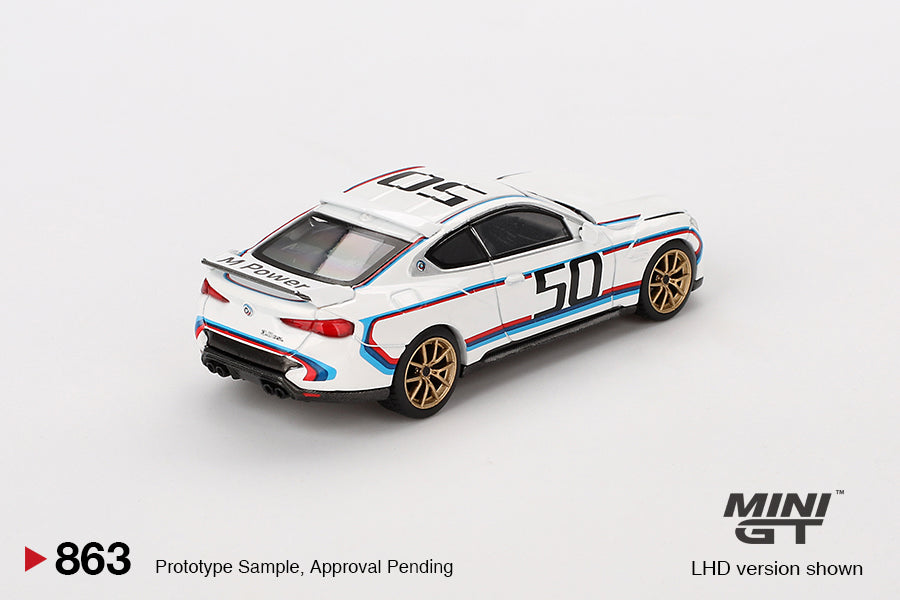 TSM Mini GT 1:64 BMW 3.0 CSL White RHD