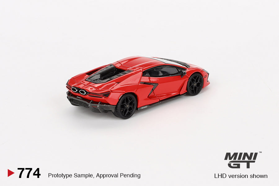 TSM Mini GT 1:64 Lamborghini Revuelto Arancio Dac Lucido RHD