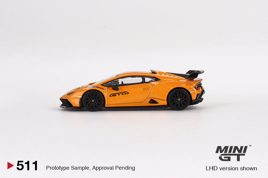 TSM Mini GT 1:64 Lamborghini Huracán STO Arancio Borealis (LHD)