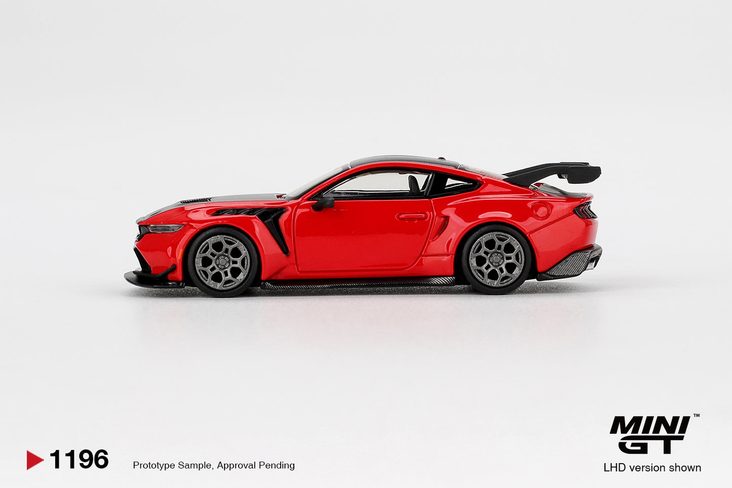 TSM Mini GT 1:64 Ford Mustang GTD Race Red LHD