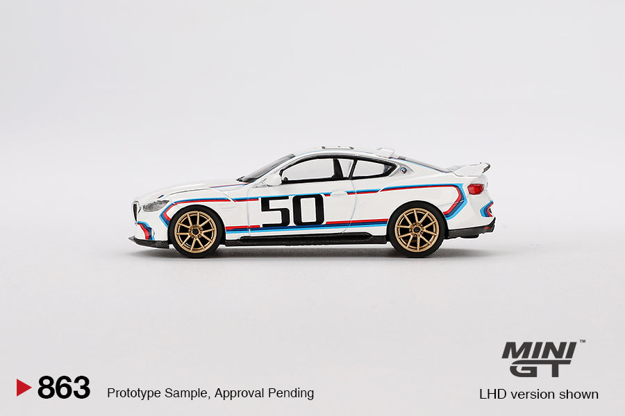 TSM Mini GT 1:64 BMW 3.0 CSL White RHD