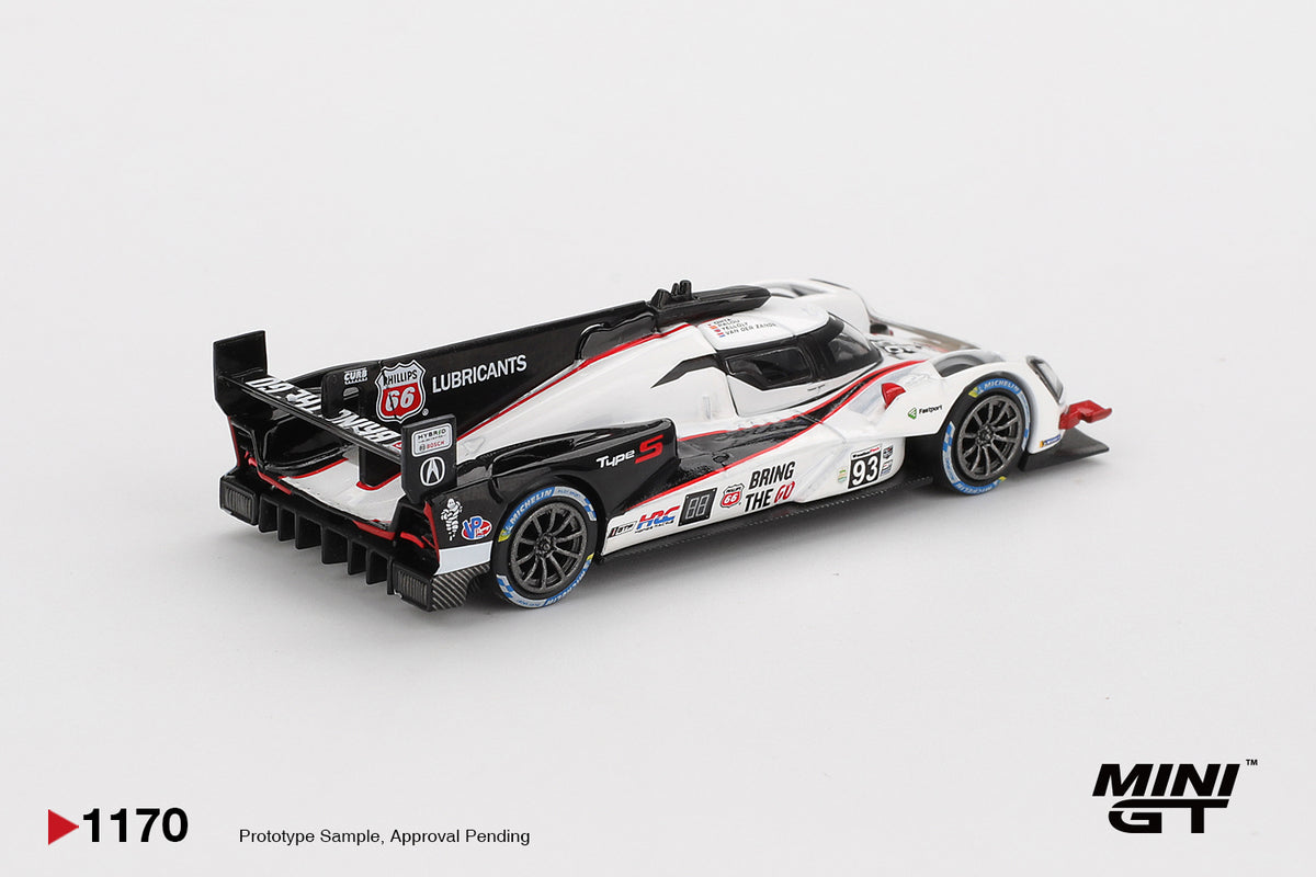 TSM Mini GT 1:64 Acura ARX-06 GTP #93 Acura Meyer Shank Racing 2025 IMSA Daytona 24 Hrs