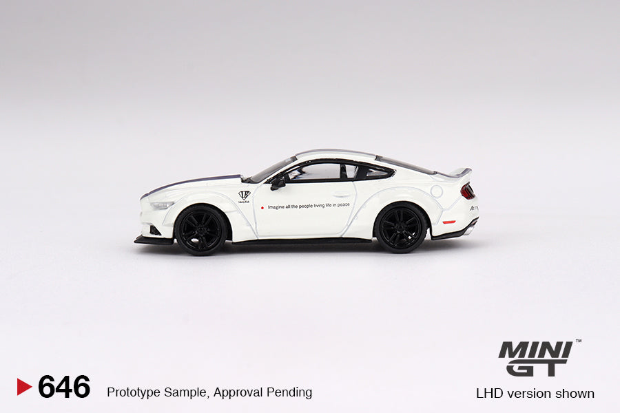 TSM Mini GT 1:64 FORD MUSTANG GT LB-WORKS White