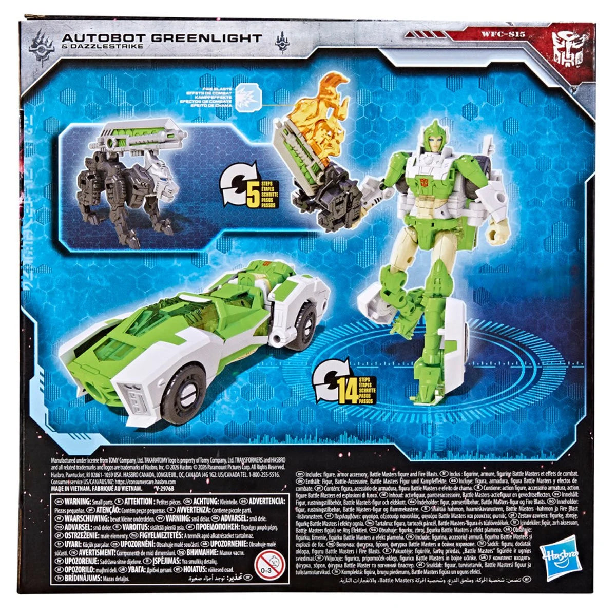 Transformers War For Cybertron Siege Autobot Greenlight with Dazzlestrike