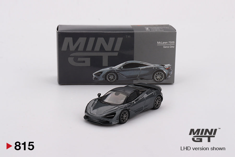 TSM Mini GT 1:64 McLaren 750S Saros Grey RHD