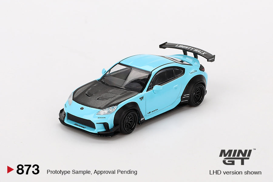 TSM Mini GT 1:64 Toyota GR86 LB★Nation Baby Blue (RHD)