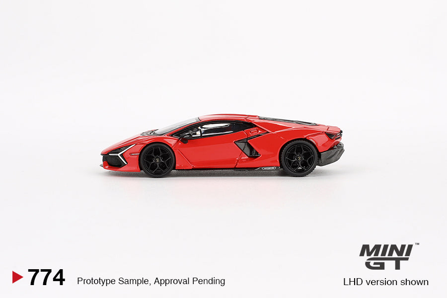 TSM Mini GT 1:64 Lamborghini Revuelto Arancio Dac Lucido RHD