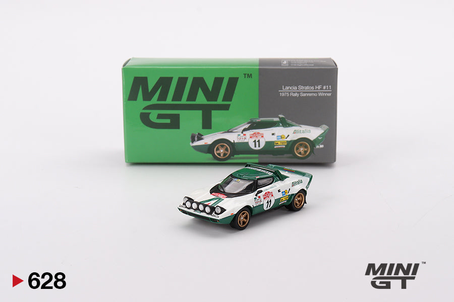 TSM Mini GT 1:64 Lancia Stratos HF 1975 Rally Sanremo Winner #11