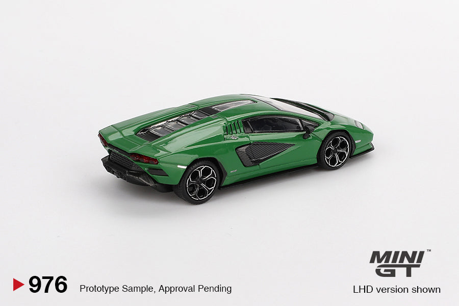 TSM Mini GT 1:64 Lamborghini Countach LPI 800-4 Verde Medio LHD