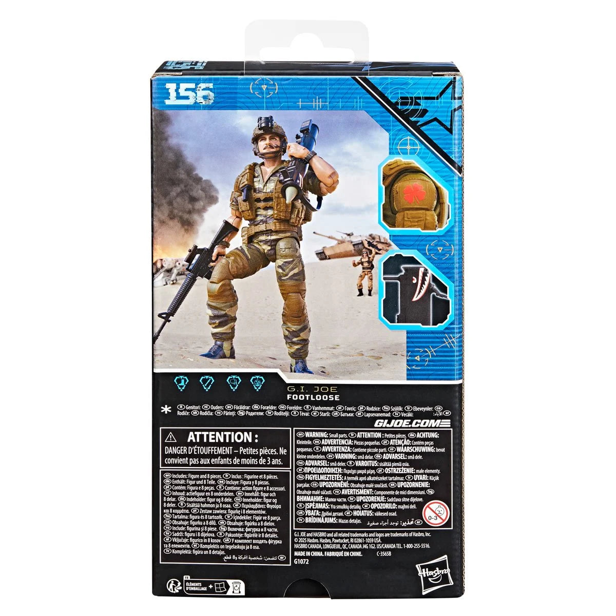 G.I. Joe Classified Footloose 6 inch Figure