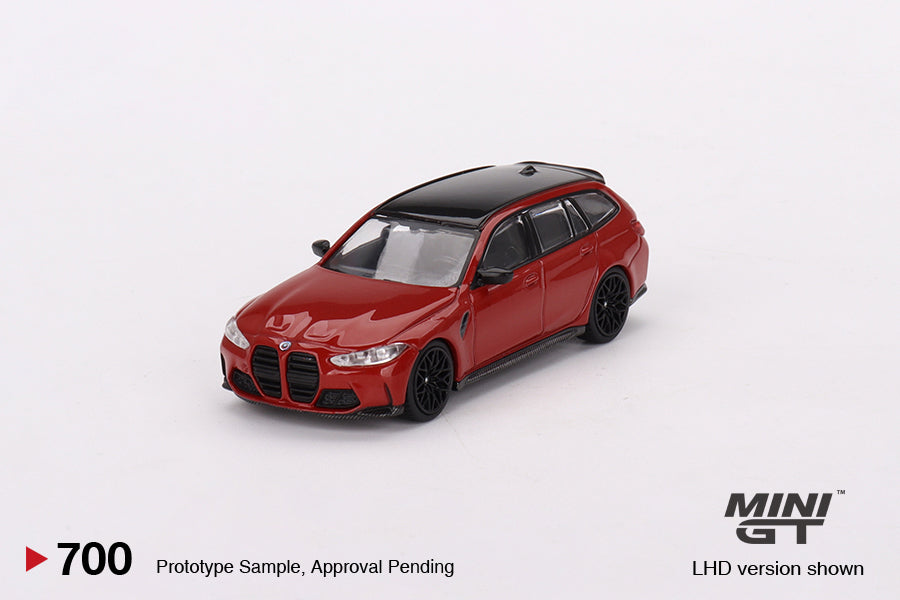 TSM Mini GT 1:64 BMW M3 Competition Touring Toronto Red Metallic