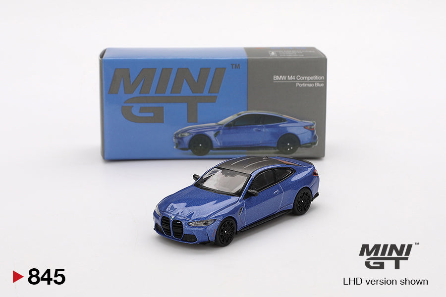 TSM Mini GT 1:64 BMW M4 Competition (G82) Portimao Blue RHD