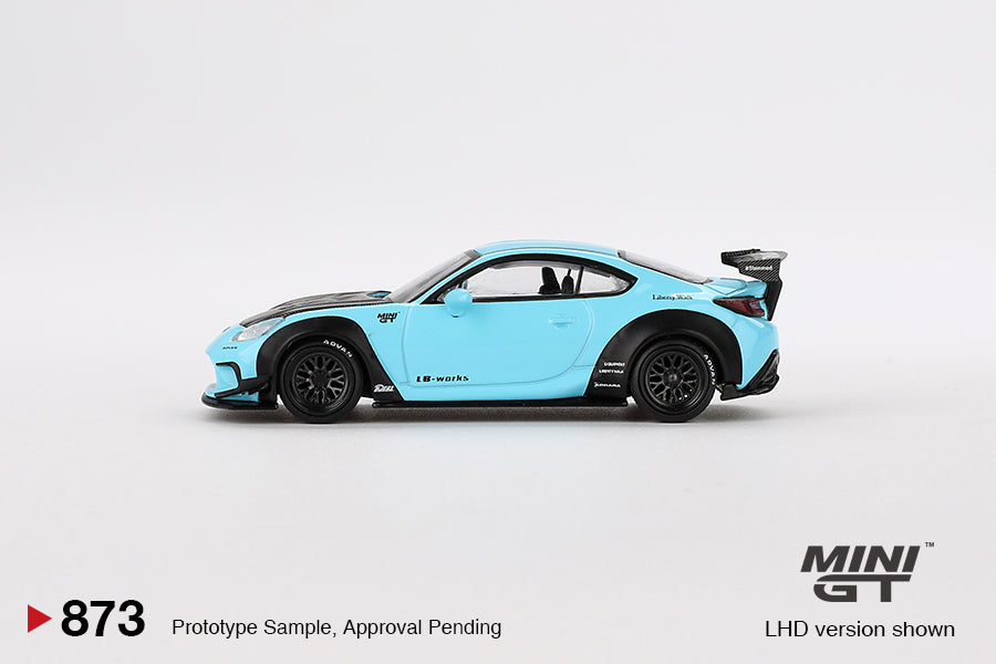 TSM Mini GT 1:64 Toyota GR86 LB★Nation Baby Blue (RHD)