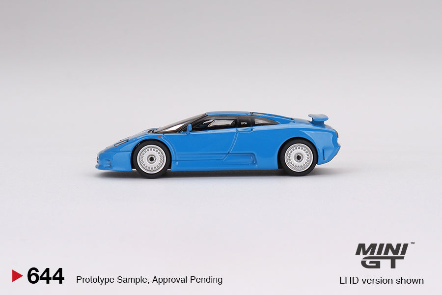 TSM Mini GT 1:64 Bugatti EB110 GT Blu Bugatti (LHD)