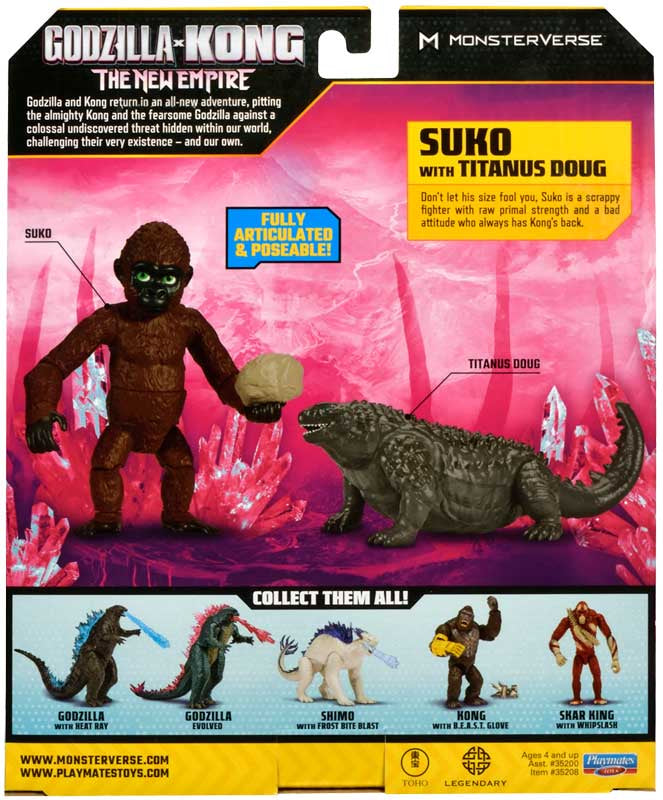 Godzilla X Kong The New Empire Suko with Titanus Doug